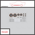 Zestaw kalkomanii KM18 JAGERMEISTER