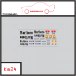 Zestaw kalkomanii KM24 MARLBORO