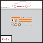 Zestaw kalkomanii KM16 GULF 5