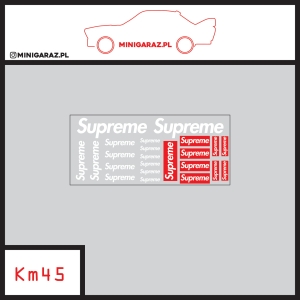 Zestaw kalkomanii KM45 SUPREME