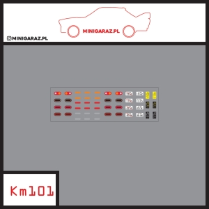 Zestaw kalkomanii KM101 MIATA