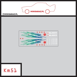Zestaw kalkomanii KM51 FALKEN