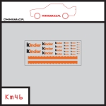 Zestaw kalkomanii KM46 KINDER
