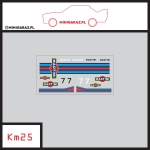 Zestaw kalkomanii KM25 MARTINI
