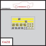 Zestaw kalkomanii KM28 MOONEYES