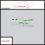 Zestaw kalkomanii KM35 SUPRA F&F