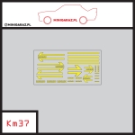 Zestaw kalkomanii KM37 MOMO