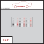 Zestaw kalkomanii KM39 LOGA