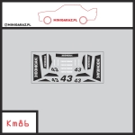 Zestaw kalkomanii KM86 HOONIGAN