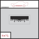 Zestaw kalkomanii KM71 FLAMES