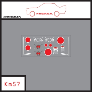 Zestaw kalkomanii KM57 KAMIKAZE