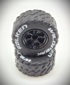 Koła off-road  czarne 6-ramienne z oponami FALKEN
