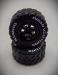 Koła off-road  czarne 5-ramienne z oponami KUMHO