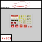 Zestaw kalkomanii KM103 LEGO
