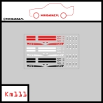 Zestaw kalkomanii KM111 FORD FOCUS