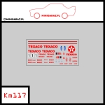 Zestaw kalkomanii KM117 FORD SIERRA TEXACO