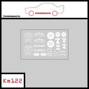 Zestaw kalkomanii KM122 DANIELS