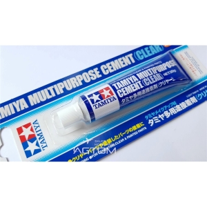 Tamiya MULTIPURPOSE CEMENT - CLEAR - klej do pomalowanych elementów i oszklenia
