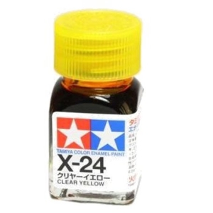 Tamiya X-24 Farba olejna CLEAR YELLOW - 10ml